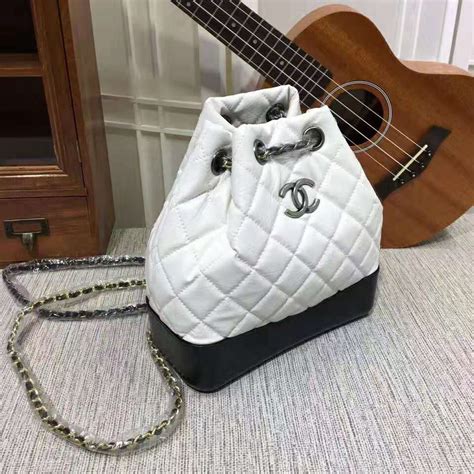 chanel black white bag|chanel gabrielle bag black.